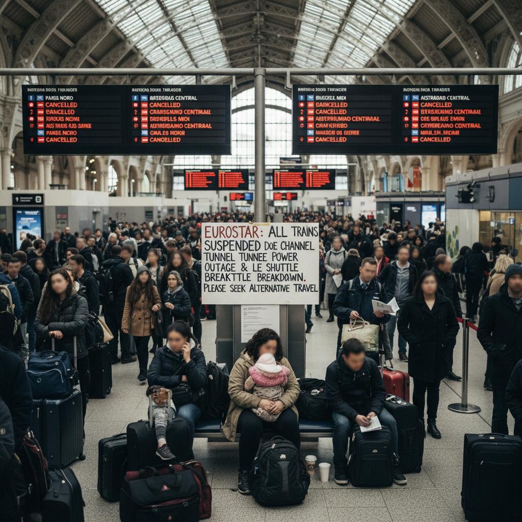 Eurostar Cancels London-Europe Trains Amid Channel Tunnel Power Outage