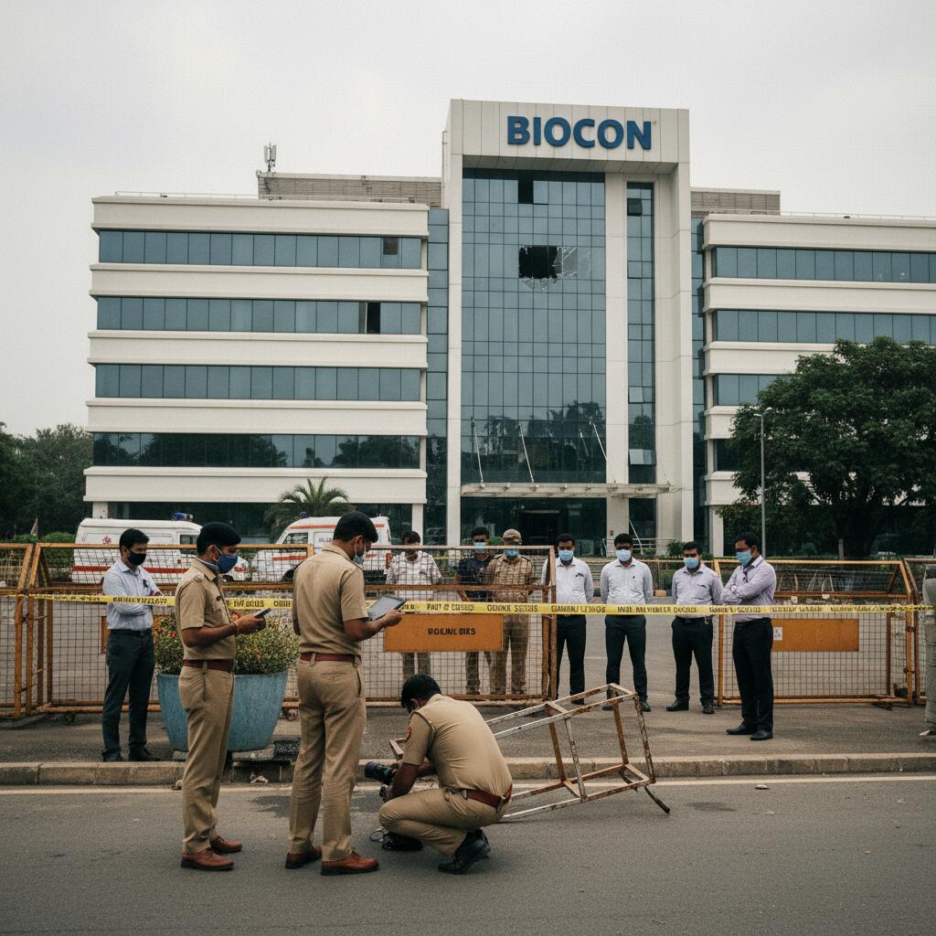 Biocon Employee's Suspected Suicide in Bengaluru Office