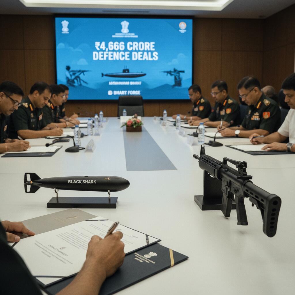 India Inks ₹4,666 Crore Deals for Carbines and Torpedoes