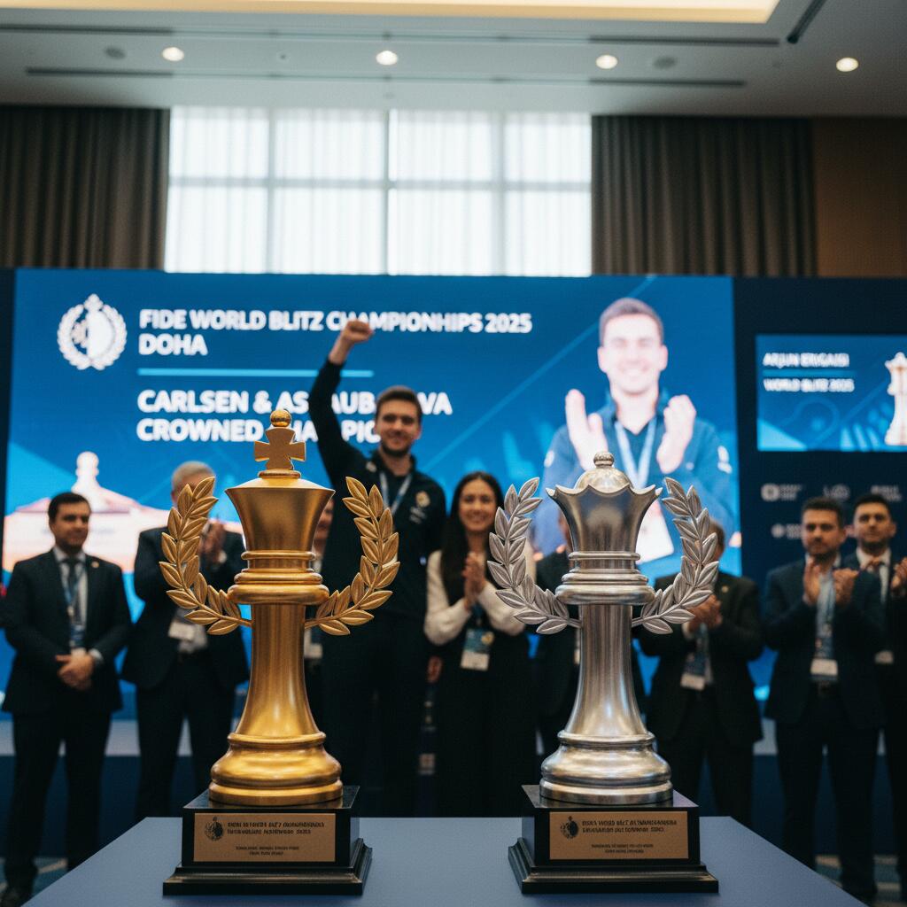 Carlsen, Assaubayeva Crowned 2025 World Blitz Chess Champions
