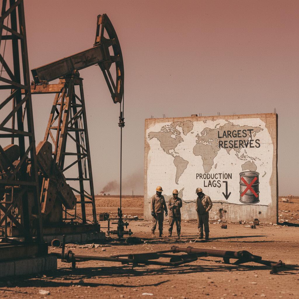 Global Oil Reserves: Venezuela Leads, but Production Lags