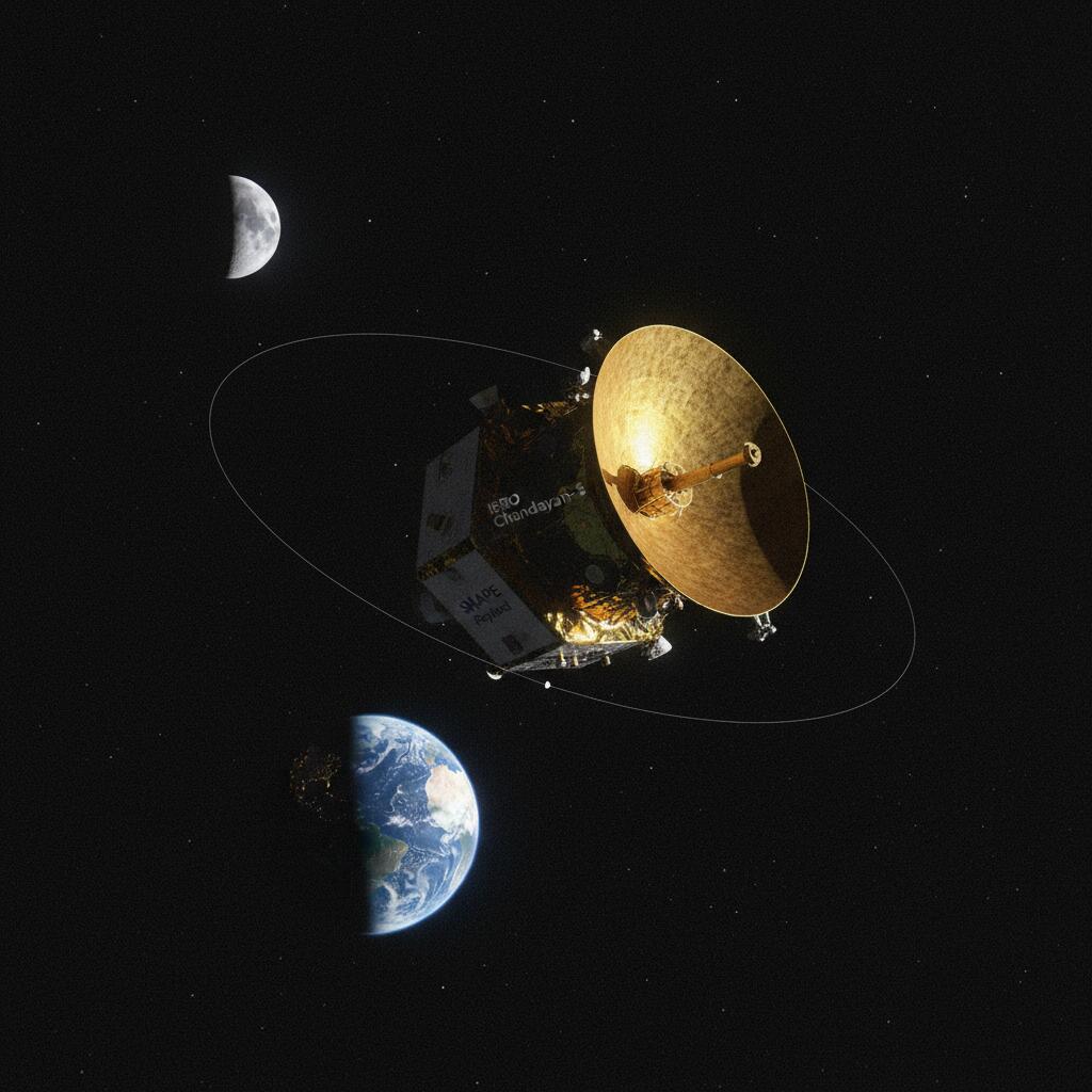 Moon's Gravity Boosts Chandrayaan-3 Propulsion Module's Orbit