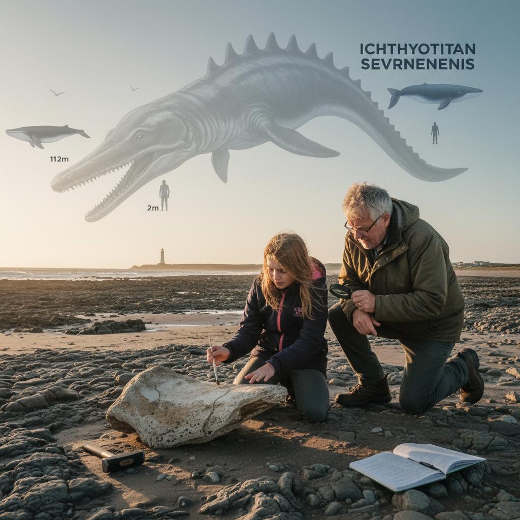 11-Year-Old Discovers Jawbone of Largest Marine Reptile, Ichthyotitan Severnensis