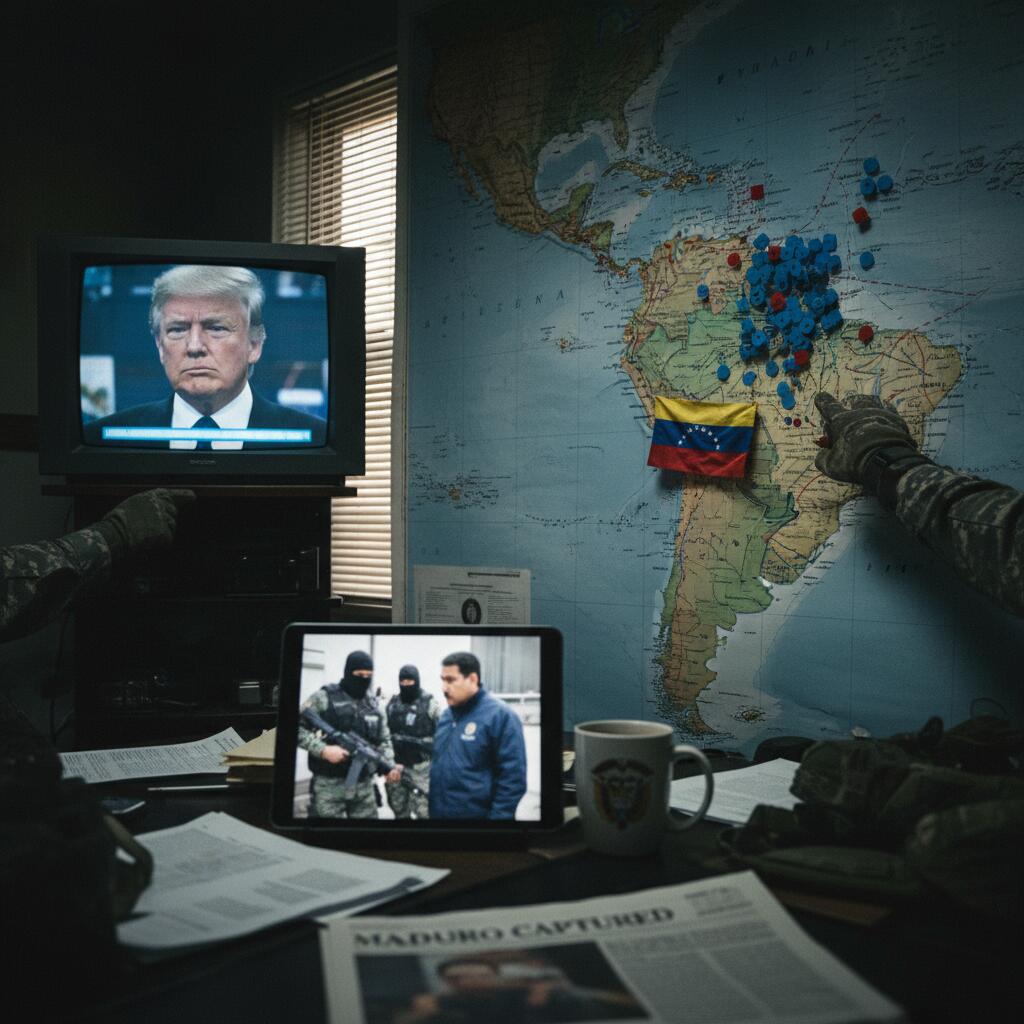 Maduro Captured: Trump Warns Colombia's President Amid US Tightens Grip